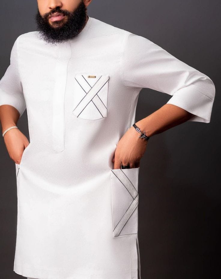 senator native wear special design white n25,000